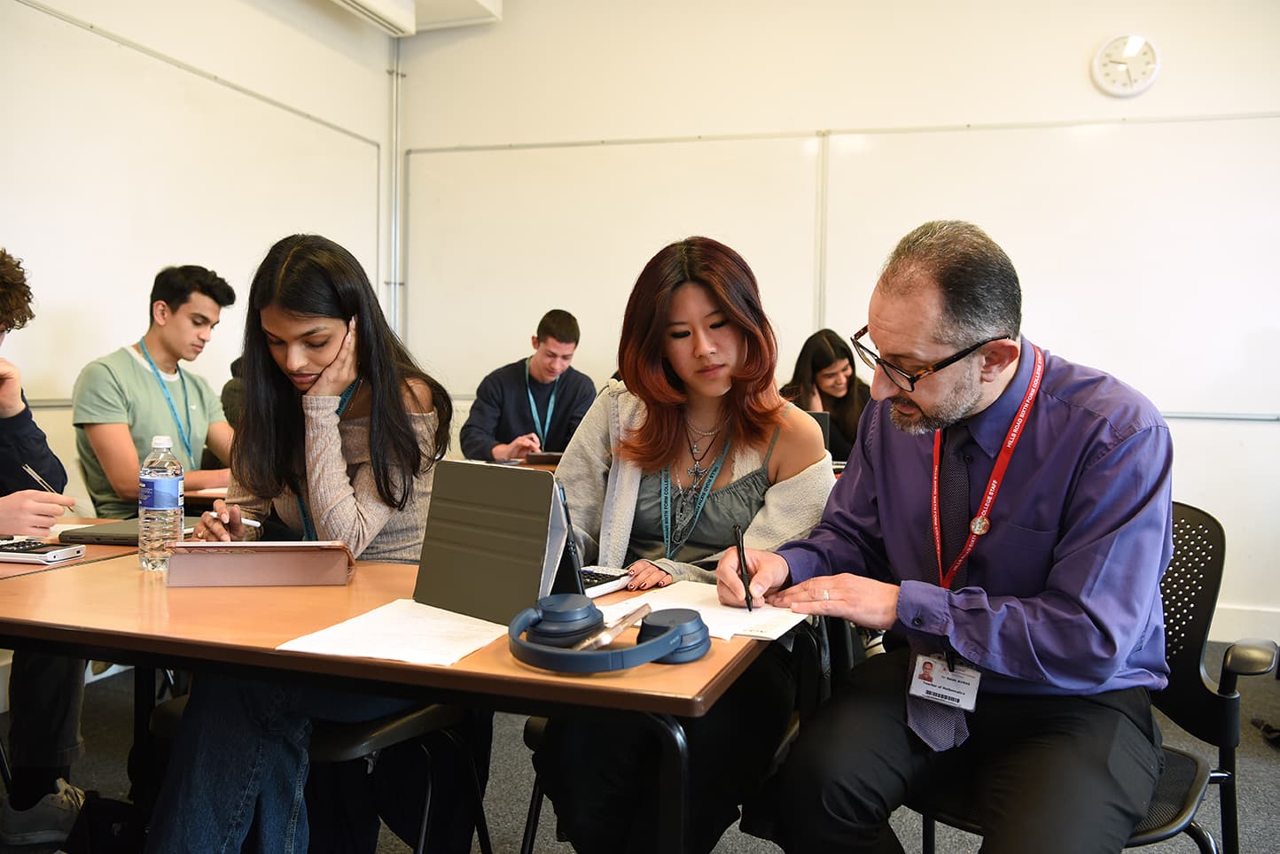 Hills Education Trust Maths Teacher with student