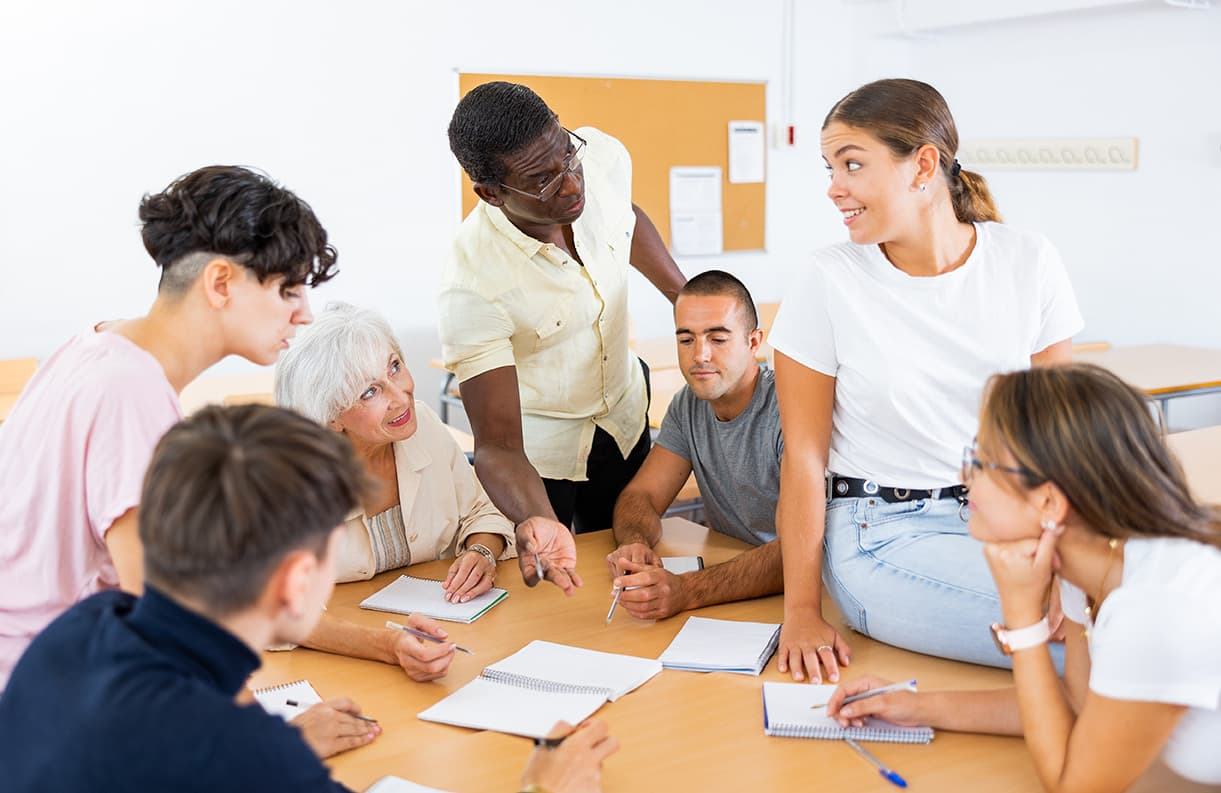 Adult Education ESOL class