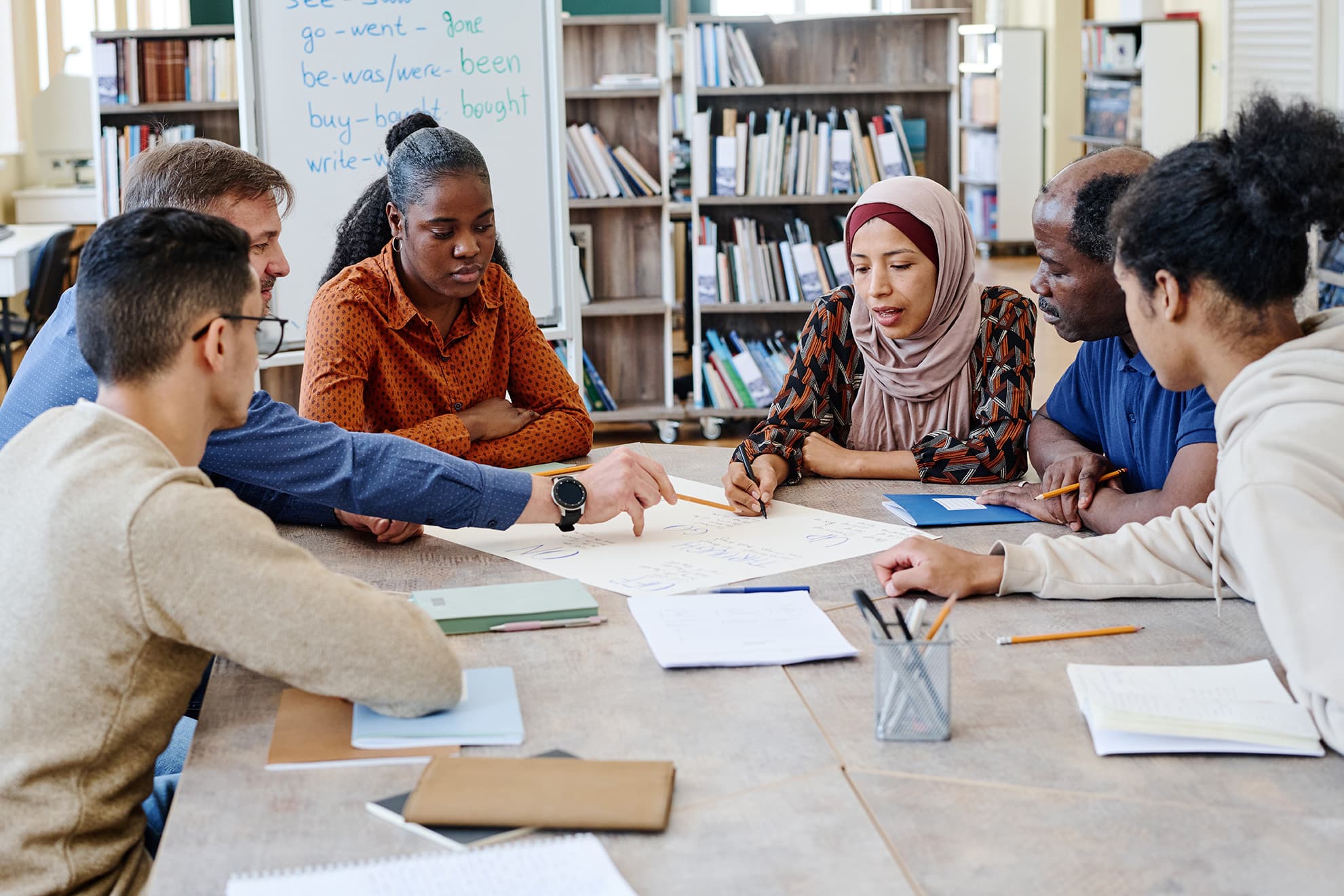 Adult Education language class