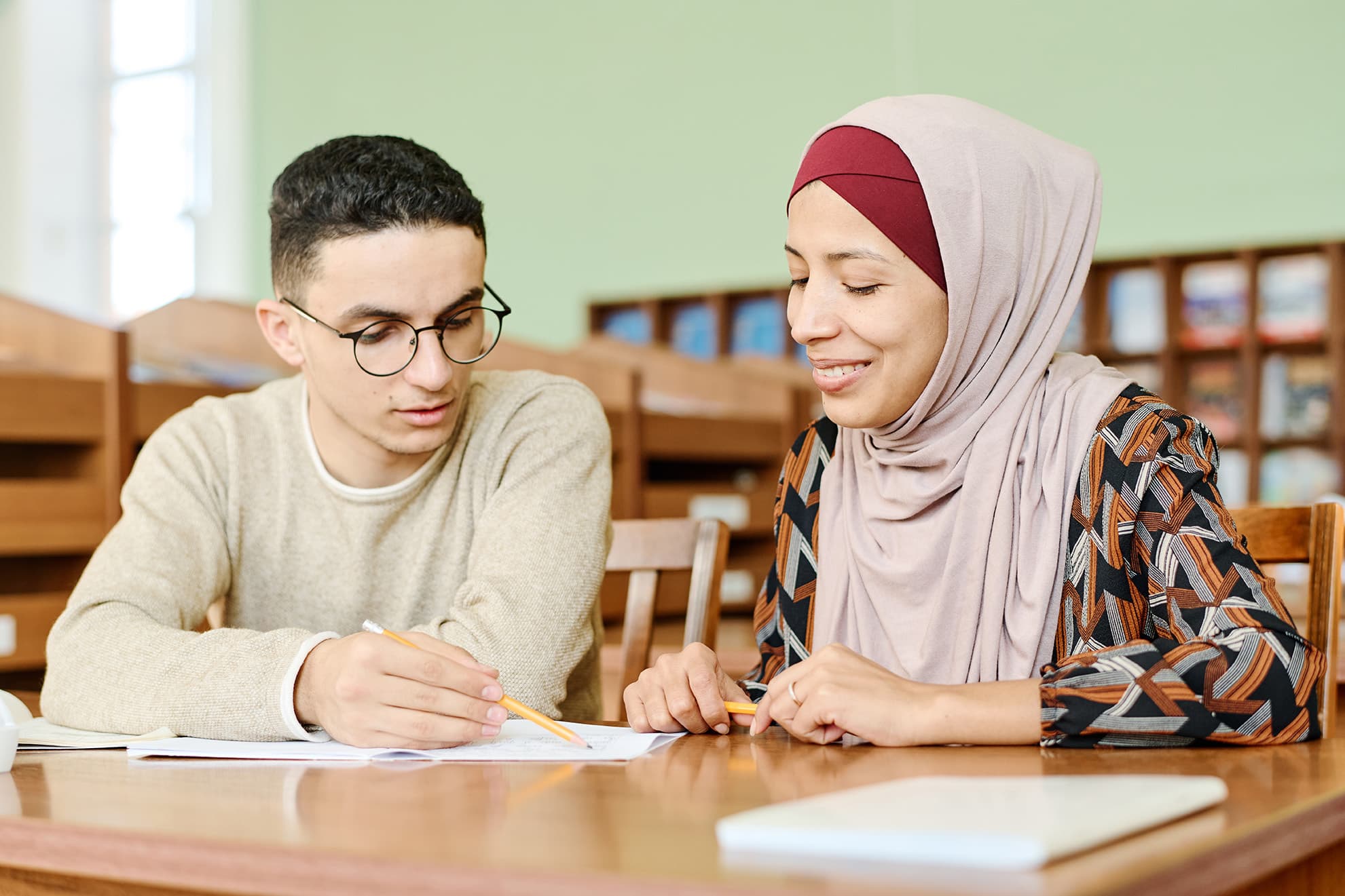 Adult Education language class