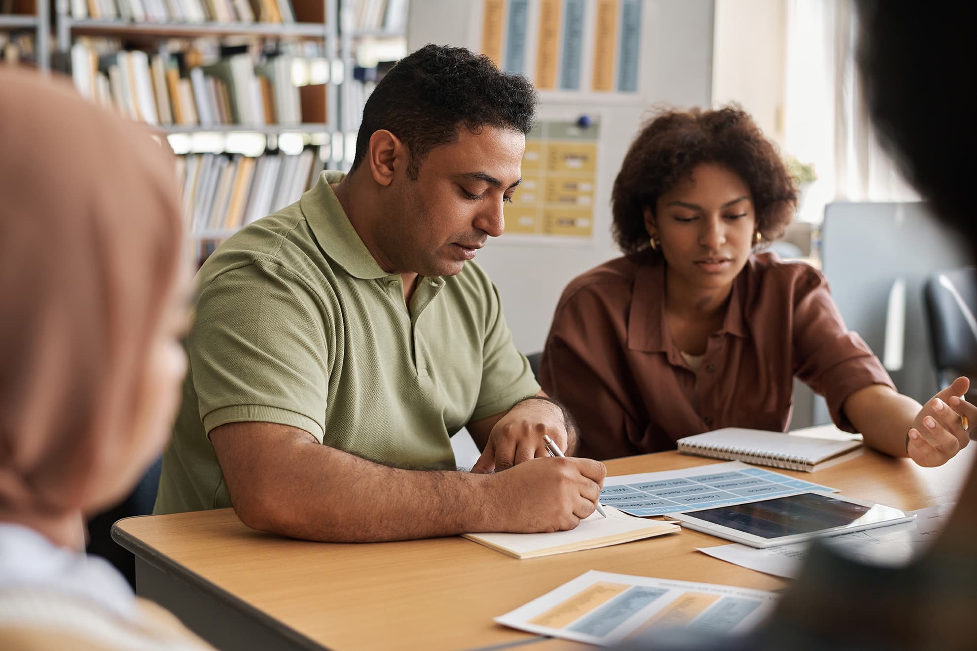 Adult Education language class