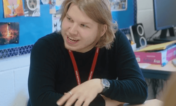 Teacher explaining