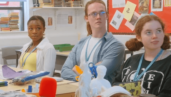 Students listening