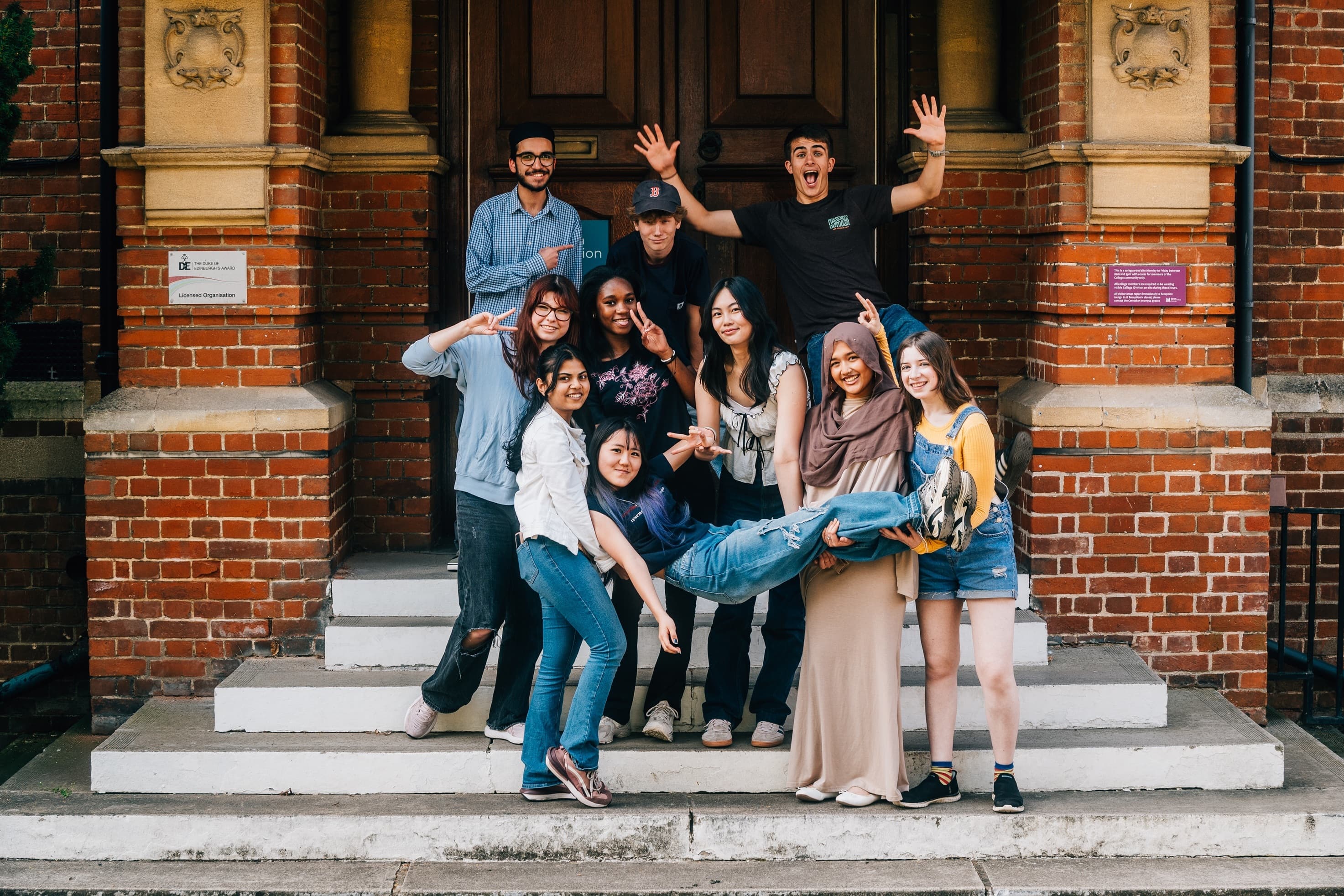 Student Council 2025026 outside College