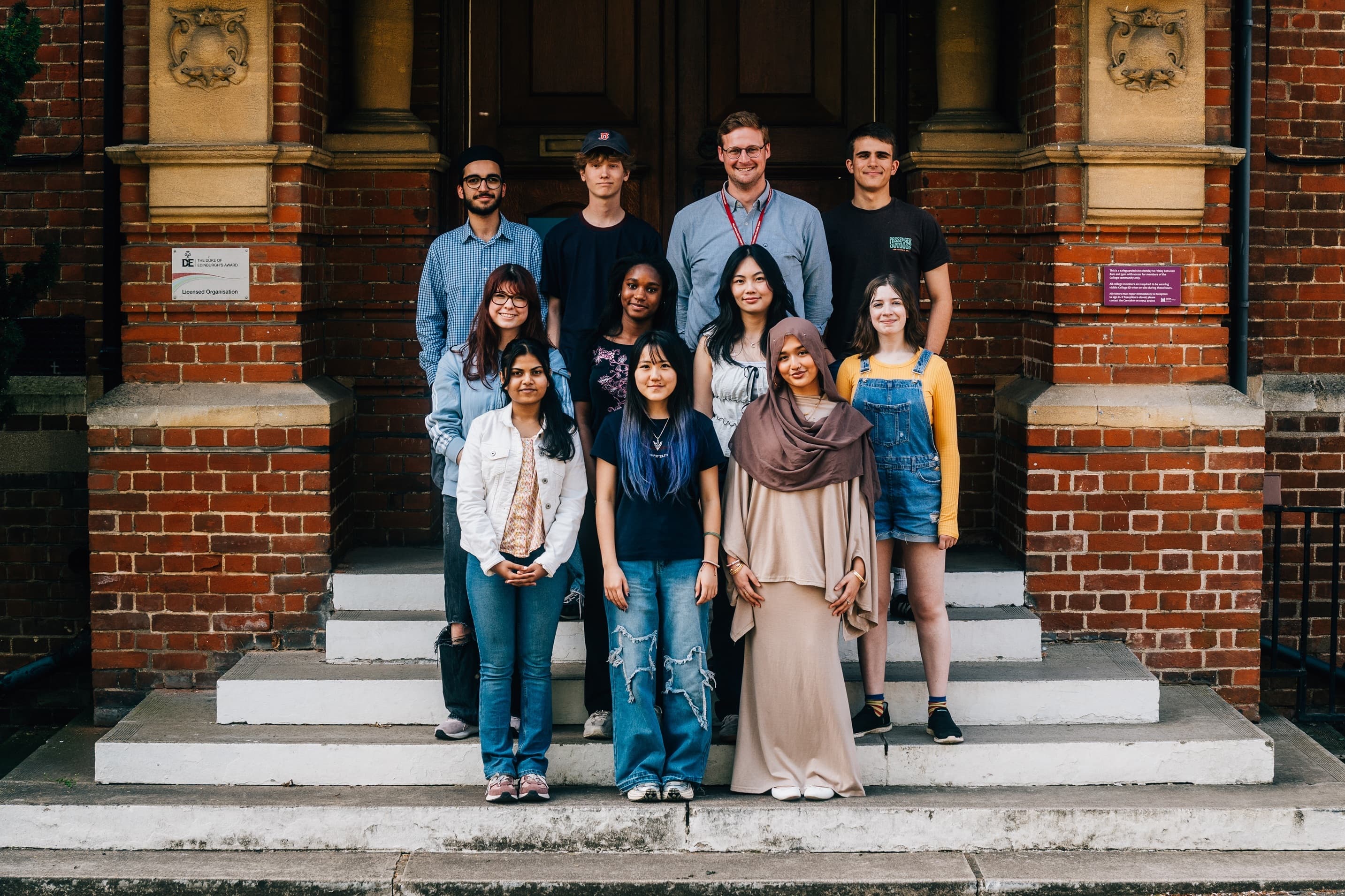 Student Council 2025026 outside College