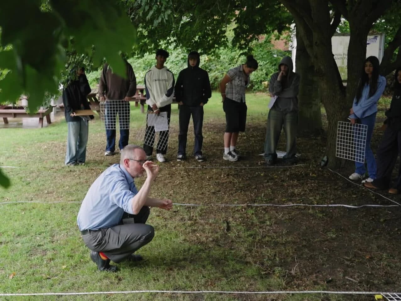 Chris Graham teaching Earth Sciences