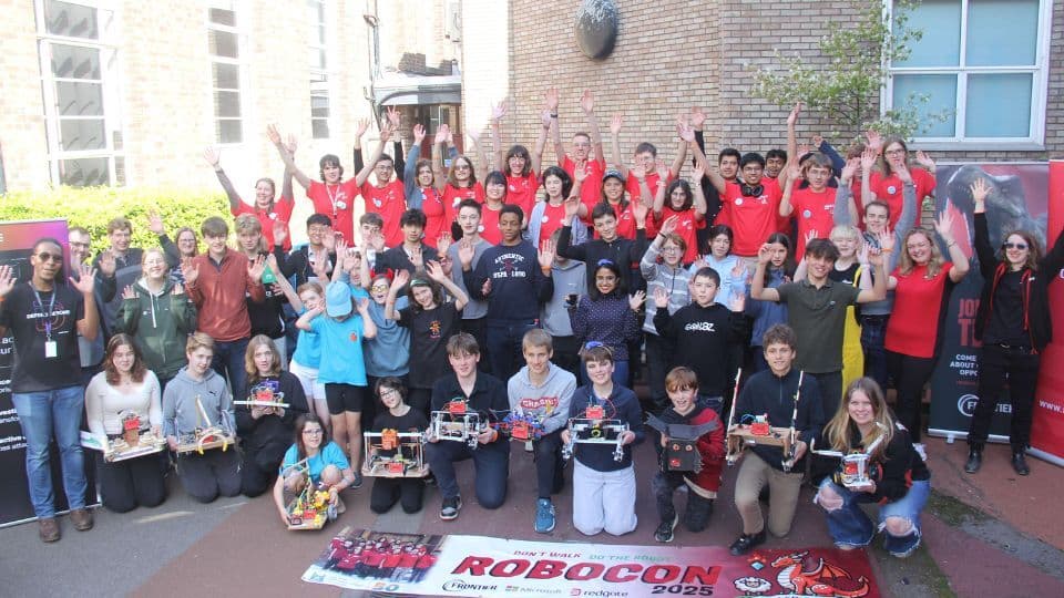 Robocon 2025 participants and organisers
