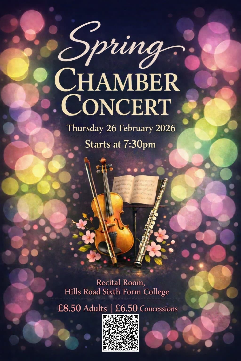 Spring Chamber Concert poster