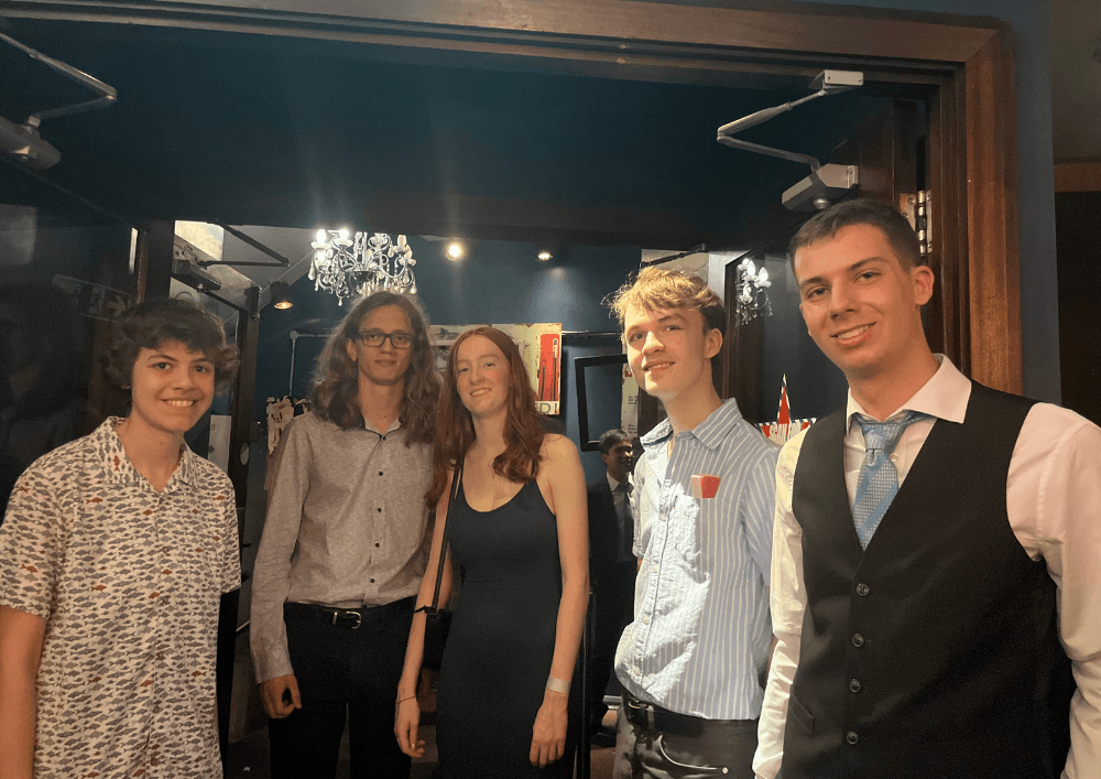 Students at leavers party in Revolution