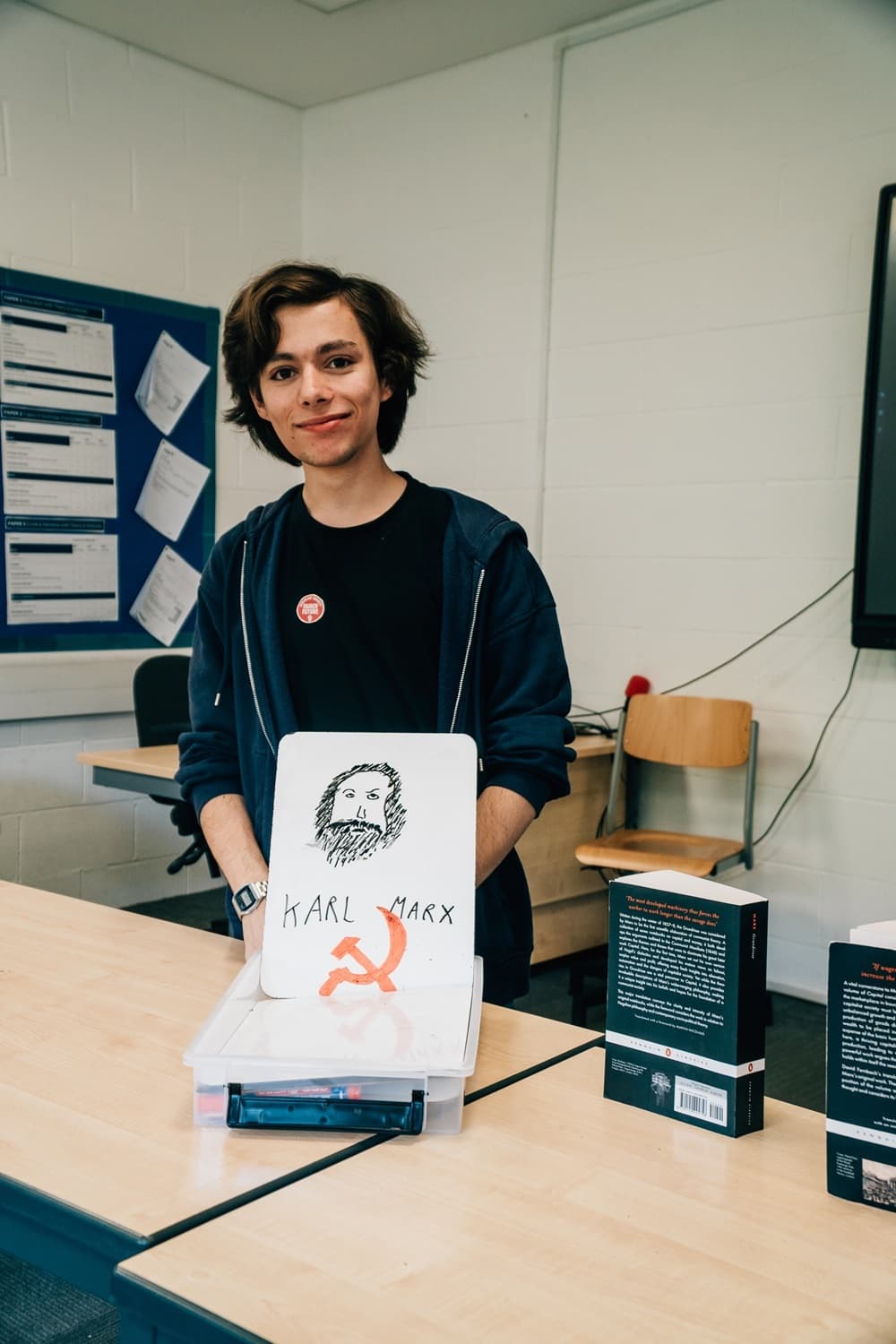 Students at Societies Street