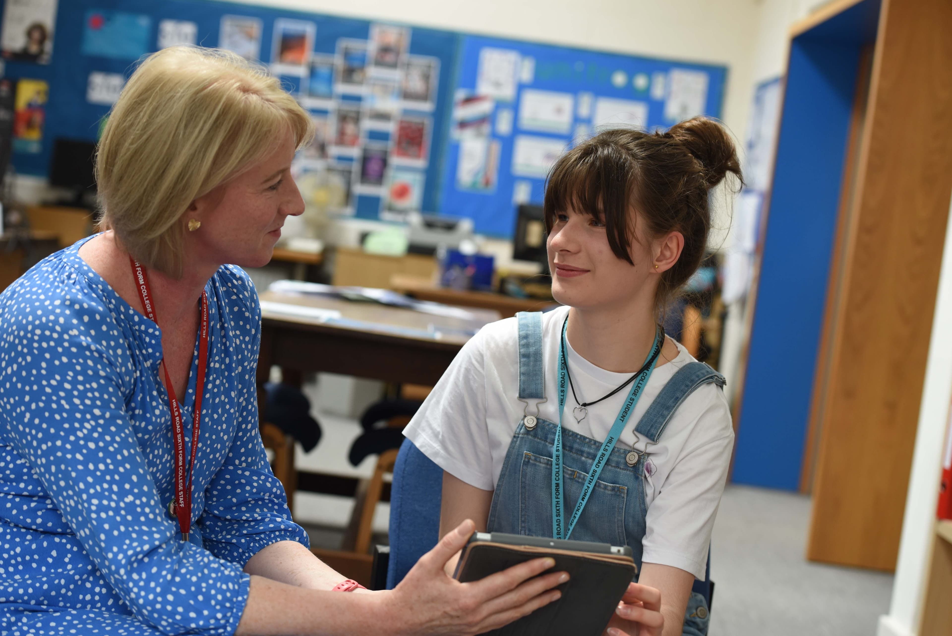 Student with tutor