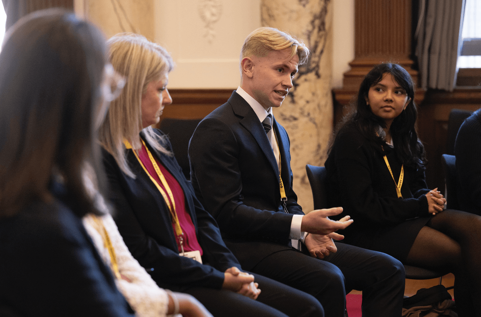 Felix Turrell Talking to judges