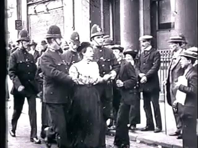 Arresting a Suffragette