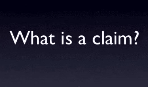 Task 1.2: What is a Claim