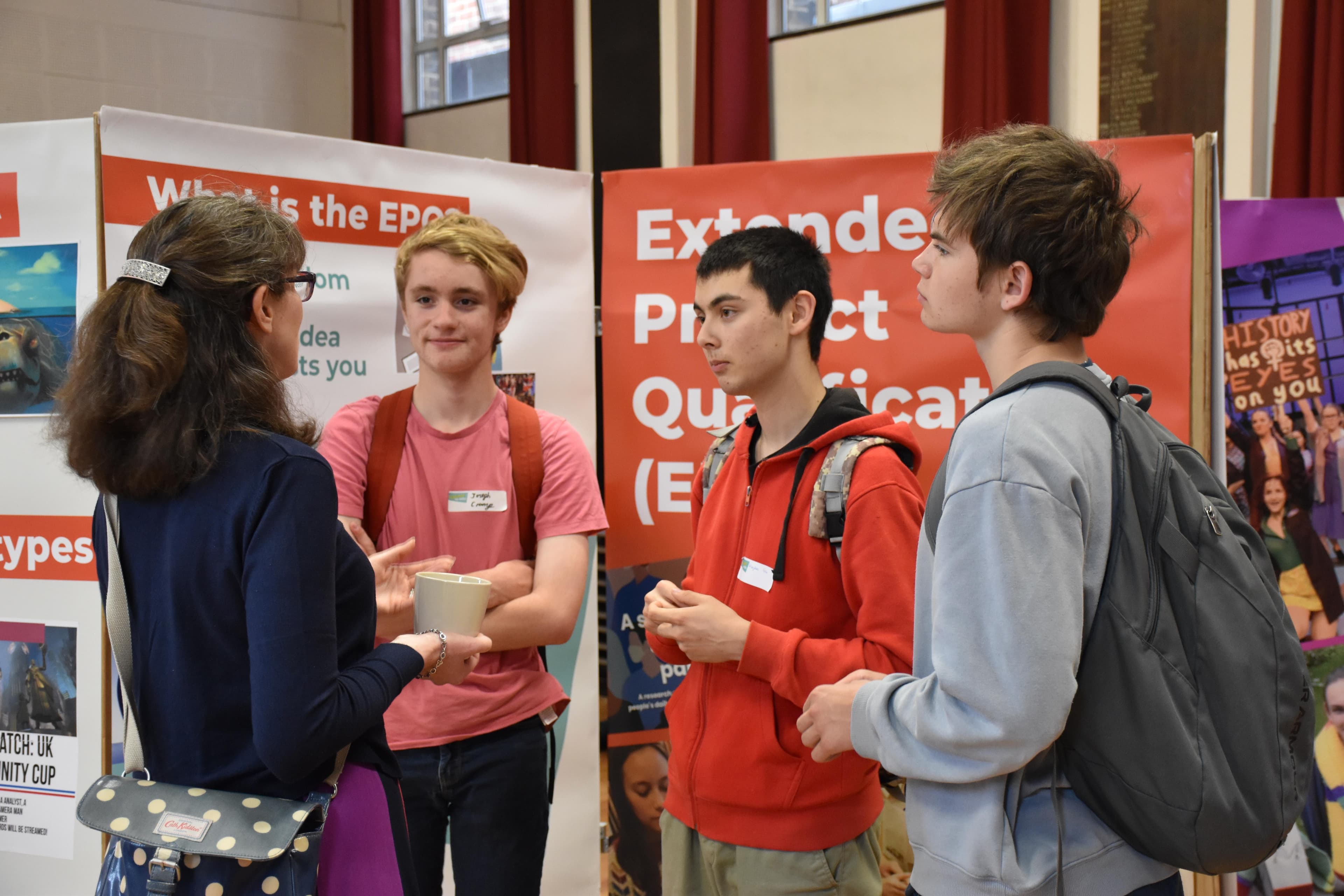 Students discussing