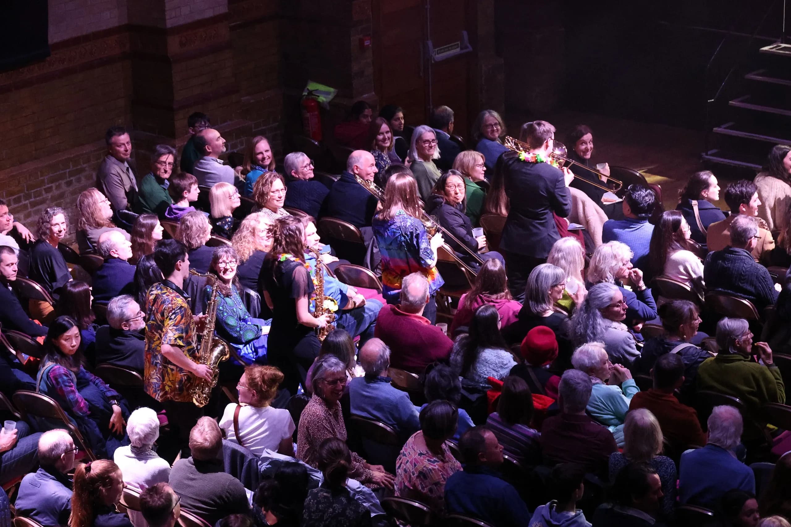 Flash mob in the aisles