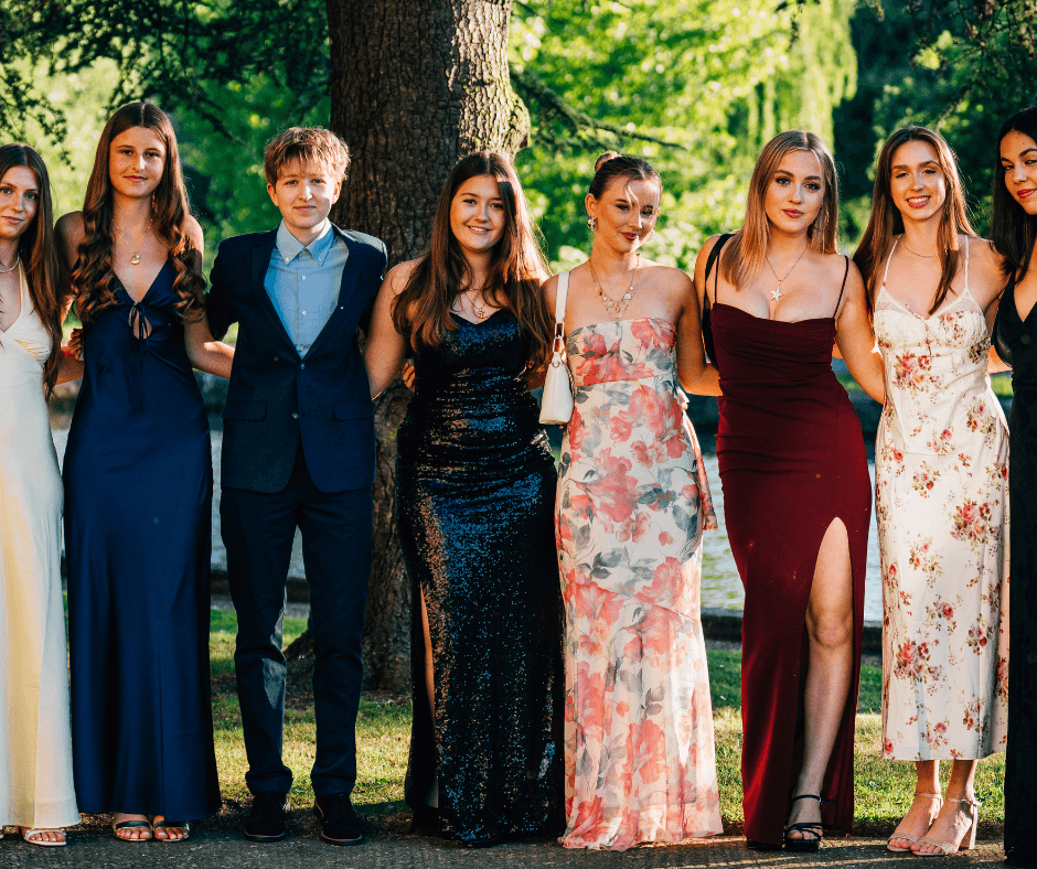 Students at the Sports Award 2025 dinner
