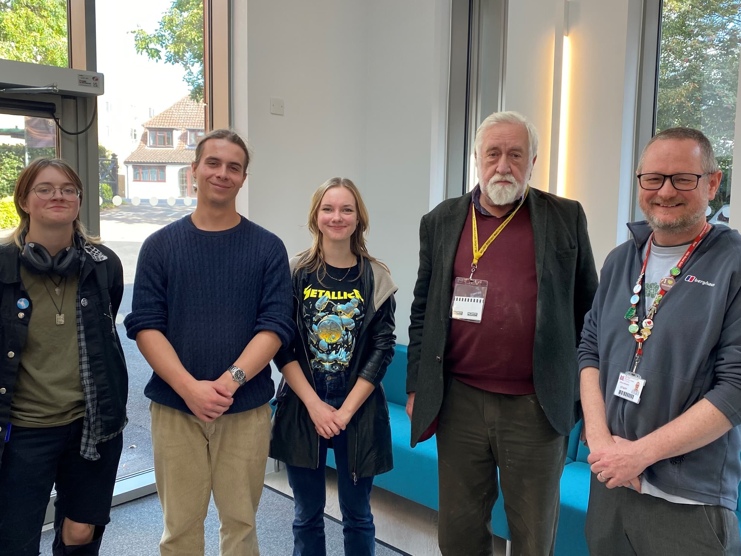 Students meeting Action for Swifts