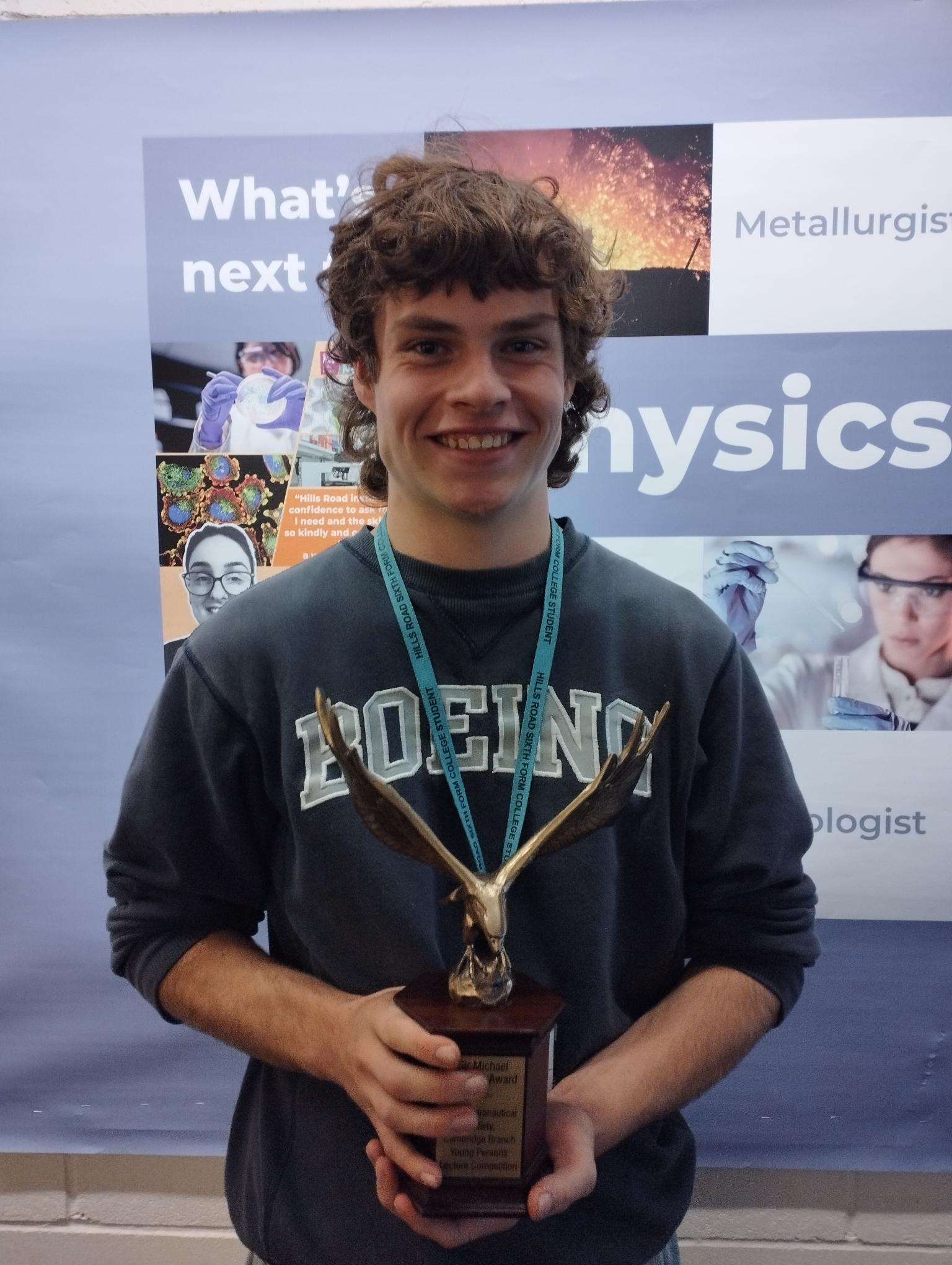 Nathan Westwick wins national Royal Aeronautical Soceity competition